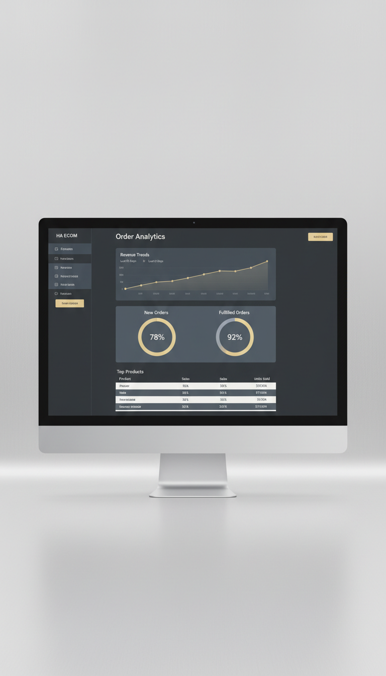 Order analytics desktop module